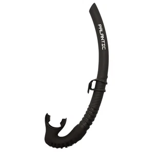 Snorkel Flessibile a Basso Volume, Nero - Snorkel in Silicone per Pesca in Apnea, Liberazione... - Foto 1 di 7