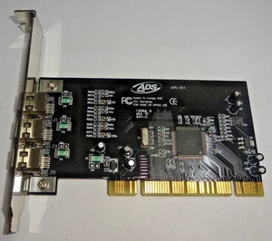 ADS Technologies API-311 3-PORTOWA KARTA KONTROLERA PCI FIREWIRE #GK12034 - Zdjęcie 1 z 3