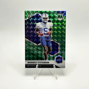 2021 Panini Mosaic - Marquez Stevenson Green Mosaic Prizm #390 Bills Rookie RC - Picture 1 of 2