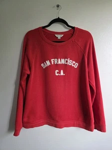 Whistles San Francisco Red Sweatshirt Medium 2025 Season - Picture 1 of 6