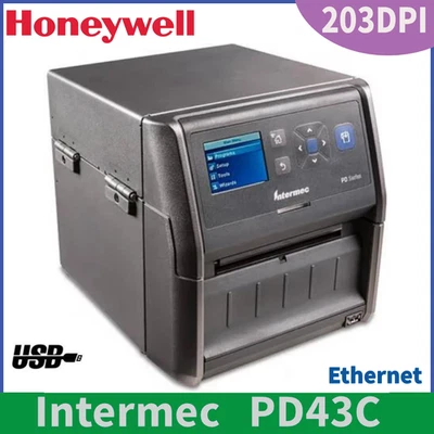 Honeywell PD43C 203DPI industrial USB Network Port Thermal Printer W/ Screen - Image 1 of 3