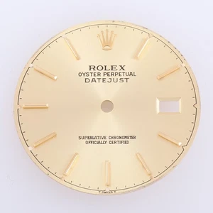 Rolex Datejust 36mm Champagne Stick Dial, T Swiss T, Part 16013 16233 #C43 - Picture 1 of 5