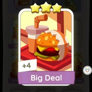 Big Deal_MONO_POLY_GO_ STICKER_3⭐⭐⭐stars_⚡⚡cheap & fast delivery⚡⚡ - Picture 1 of 1