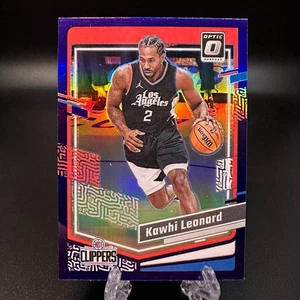 2023-24 Panini Donruss Optic Purple Prizm Kawhi Leonard #95 LA Clippers - Bild 1 von 2