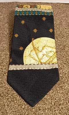 Corbata de seda New Directions Metropolitan Museum of Art 56"L 4"W multicolor Foto 1 de 4