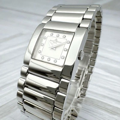 Baume & Mercier Catwalk Watch Quartz 12 Diamond 0.83" Case 6.3" Wrist - Image 1 of 4