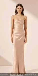 Shona Joy La Lune Lace Back Maxi Dress Size 10-12 AUS RP $360.00 in Desert Rose - Picture 1 of 15