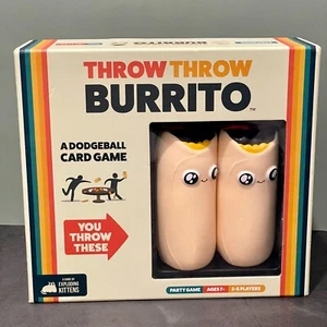 Throw Throw Burrito by Exploding Kittens A Dodgeball Card Game 2-6 Players EUC - Picture 1 of 4
