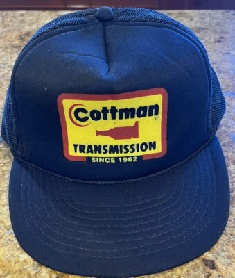 VTG Cottman Transmission Trucker Mesh Motor Sport SnapBack Hat Cap  Mechanic - Image 1 of 4