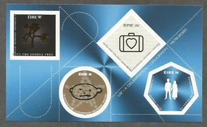 2020 IRELAND U2 A CELEBRATION 1976-2020 MINISHEET OF 4 SELF ADHESIVE STAMPS - Picture 1 of 1