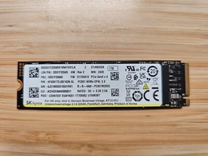 SK Hynix 1 TB M.2 2280 PCIe NVMe SSD HFS001TEJ9X162N Gen4 x 4 OPAL 2.0 - Photo 1/1