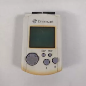 Offizieller Original-Zubehör-Hersteller Sega Dreamcast weiß visuelle Speichereinheit VMU HKT-7000 Japan Import B - Bild 1 von 6
