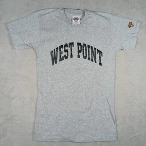 Camiseta De Colección West Point USMA Cadet Script EE. UU. Puntada Única Gris Para Hombres Pequeña - Imagen 1 de 13