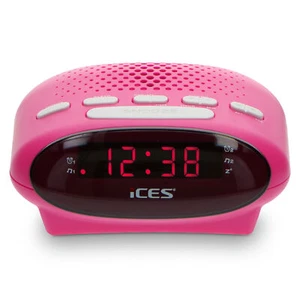Ices ICR-210 Pink - FM Uhrenradio, Pink - Bild 1 von 9