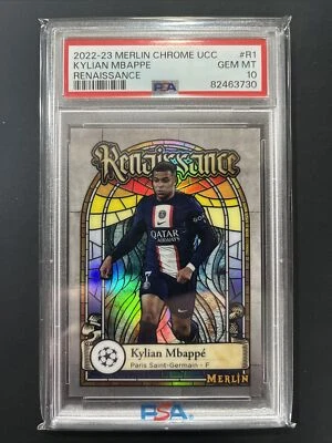 2022-23 Topps Merlin KYLIAN MBAPPE Renaissance Case Hit SSP 👀🇫🇷🏟️⚽️🔥 - Image 1 of 4