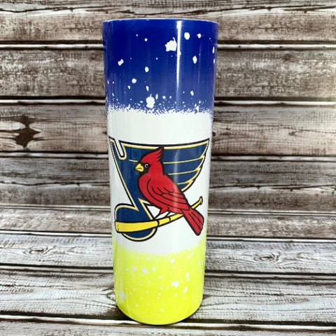 St. Louis Cardinals St. Louis Blues Dual Logo Tumblers 20oz or 30oz Cover