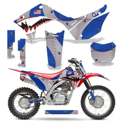 Pegatinas gráficas MX + #calcomanías PLT para Honda CRF125F 2019-2025 WARHAWK U Foto 1 de 2