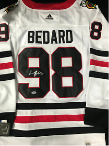 Connor Bedard RC Rookie Auto Signed  Blackhawks Jersey /  Sweater PSA  COA