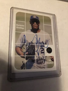 Carl Crawford AUTOGRAPH Tampa Bay Rays 2001 Just Minors AUTO Baseball LA Dodgers - Picture 1 of 2