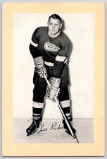 Leo Reise 1948-64 Beehive Corn Syrup Group 2 Detroit Red Wings Hockey Photo