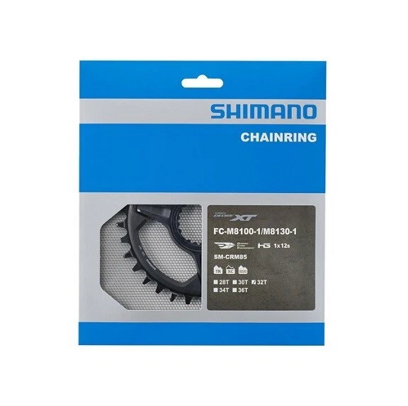Corona SHIMANO XT 32T FC-M8100-1 FC-M8120-1 32T 1x12v SM-CRM85 - Immagine 1 di 2