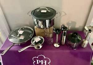 Non-stick cookware .Bundle 10”Skillet 7.5 1/2qt mini pot and Blender $620 Value. - Picture 1 of 9
