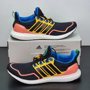 Scarpe da corsa Adidas Ultraboost 1.0 DNA da uomo taglia 10.5 nere sneakers sportive - Foto 1 di 9