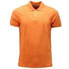 9799AC polo uomo JECKERSON mix cotton orange garment dyed polo t-shirt men