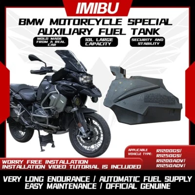 9L PE Aux Fuel Tank For BMW R1200GS/R1250GS ADV +130km Range, Eco-Friendly Ex Foto 1 de 4