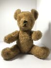 Vintage 15” Plush Stuffed Jointed Poseable Teddy Bear