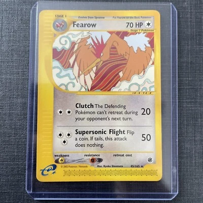 Ibitak/ Fearow 45/165 Rare aus Expedition Rare NonHolo Vintage Pokemon TCG Karte - Bild 1 von 2