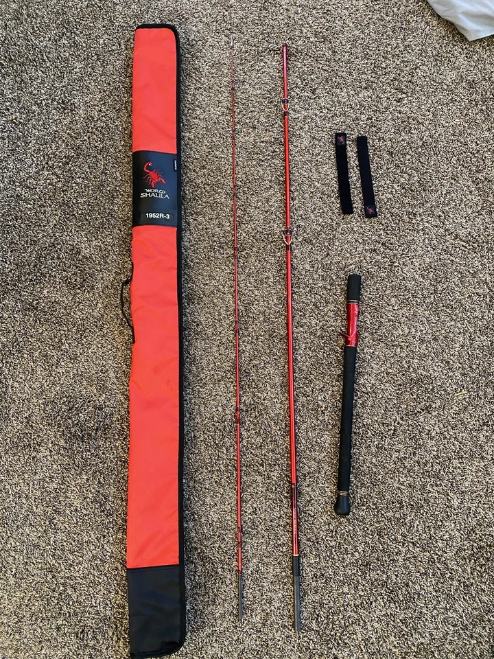 Shimano Baitcasting Fishing Rod - Shimano 22 World Shaula BG 1952R-3 - Image 1 of 1