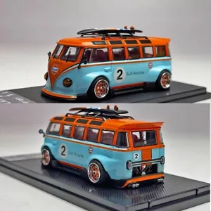 Furgone Liberty64 1:64 T1 con portapacchi blu modellino auto - Foto 1 di 3