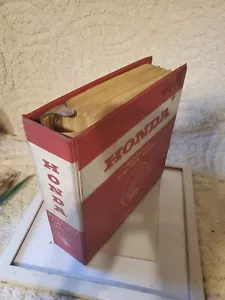 Vintage Honda Service Motorcycle Dealers Flat Rate Manual 70s-80s 15+ bikes box8 - Foto 1 di 9