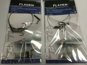 2 x PIKE FISHING SNAP TACKLE RIG 2 HOOK TREBLE RIGS VARIOUS SIZES AVAILABLE - Picture 1 of 3