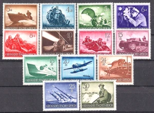 Germany's Third Reich Mi# 873-885 Armed Forces and Hero's Day 1944 MH * - Picture 1 of 1