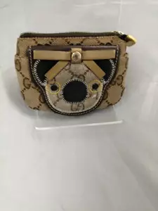 GUCCI 224085 GG Pattern Koala Coin Case 11.5x8.5cm Wallet Authentic Used JAPAN - Picture 1 of 6