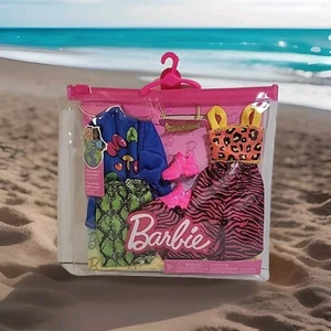 Barbie Clothes, Fashion and Accessory 2-Pack Dolls, 2 Vibrant Outfits with Styli - Picture 1 of 4