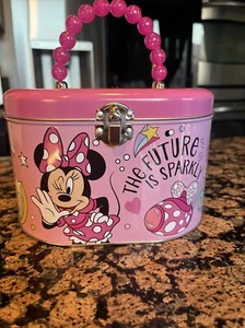 Minnie Mouse Tin Pink Purse - Picture 1 of 5