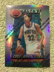 1994-95 Finest CHRISTIAN LAETTNER Refractor w/Protector Timberwolves - Picture 1 of 2