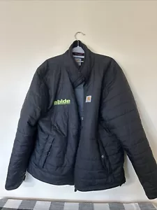 Carhartt Gilliam Water Repellent Lined Jacket Size Large Black Full Zip - Bild 1 von 4