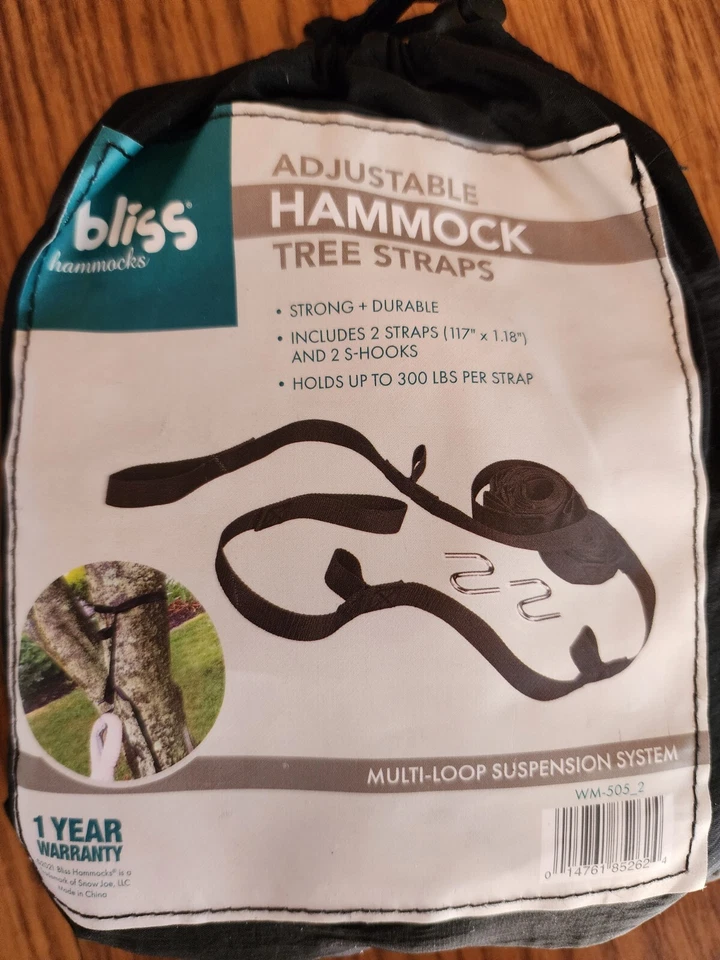 Bliss Hammock Multi-loop Suspension Hanging System Adjustable Tree Straps - Image 1 of 1