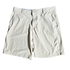 Pantalones Cortos de Golf Izod Para Hombre Beige Frente Plano Talla 34 Ligeros Rendimiento Informales - Imagen 1 de 9