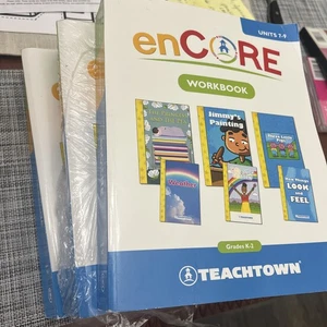 TeachTown Encore Workbook Grade K-2 3 Book Set Units 7-9 /10-12 & 13-15 - Picture 1 of 5