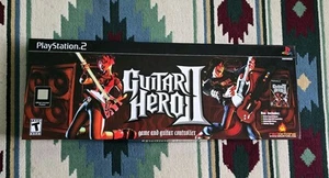 PS2 Guitar Hero 2 SG Guitar Bundle w/ Box 3 Games  GH1 GH2 GH3 Lot - Picture 1 of 6