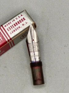 Vintage R. Esterbrook Renew Point Pen Nib No. 9550 USA - Picture 1 of 4