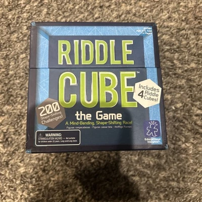 Riddle Cube ~ Educational Insights ~ 8+- Mind Bending Game New - Image 1 of 3