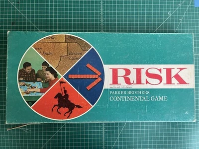 Parker Brothers Risk Continental Board Game 1968 Vintage, Complete Set - Image 1 of 4