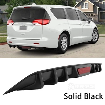 Tira reflectante labio alerón parachoques difusor trasero para Chrysler Pacifica 04-2025 Foto 1 de 4