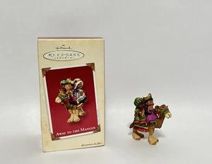 Hallmark 2003 Away to The Manger klassisches Andenken Weihnachtsschmuck - Bild 1 von 13